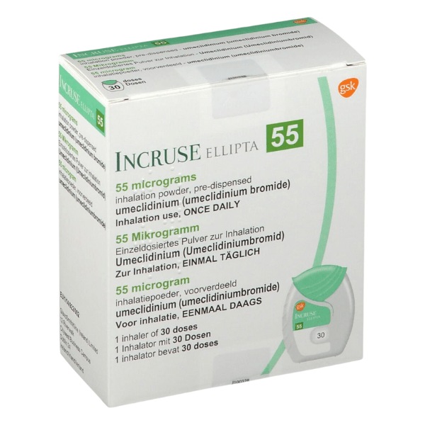 IMAGE OF INCRUSE ELLIPTA INHALER – BUY INCRUSE ELLIPTA NEAR ME FROM CANADA PHARMACY PRO, LONG-ACTING BRONCHODILATOR FOR COPD MAINTENANCE